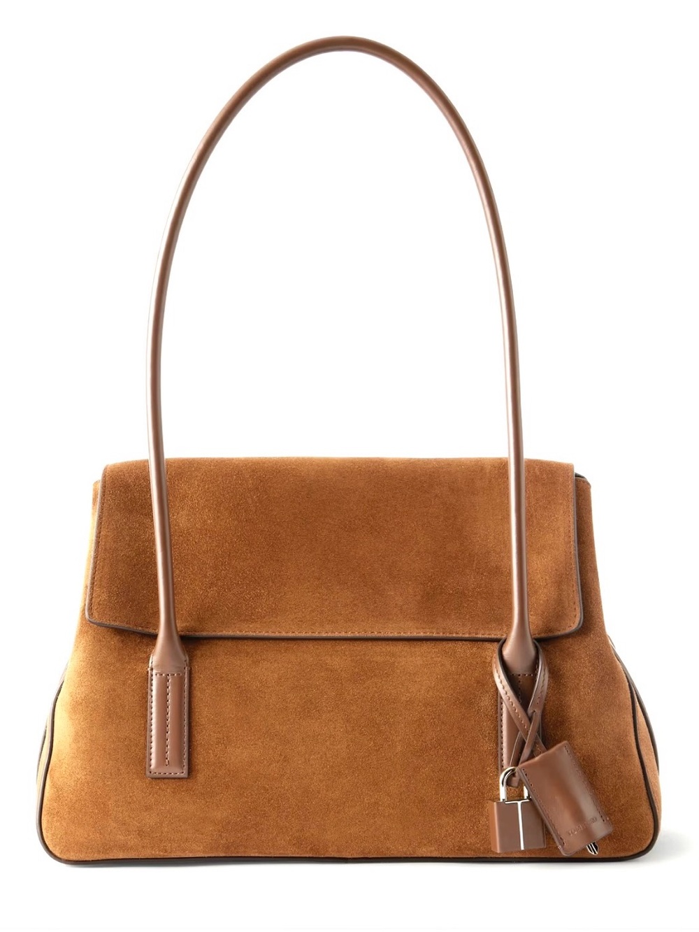 Tom Ford Suede Shoulder Bag in Cognac